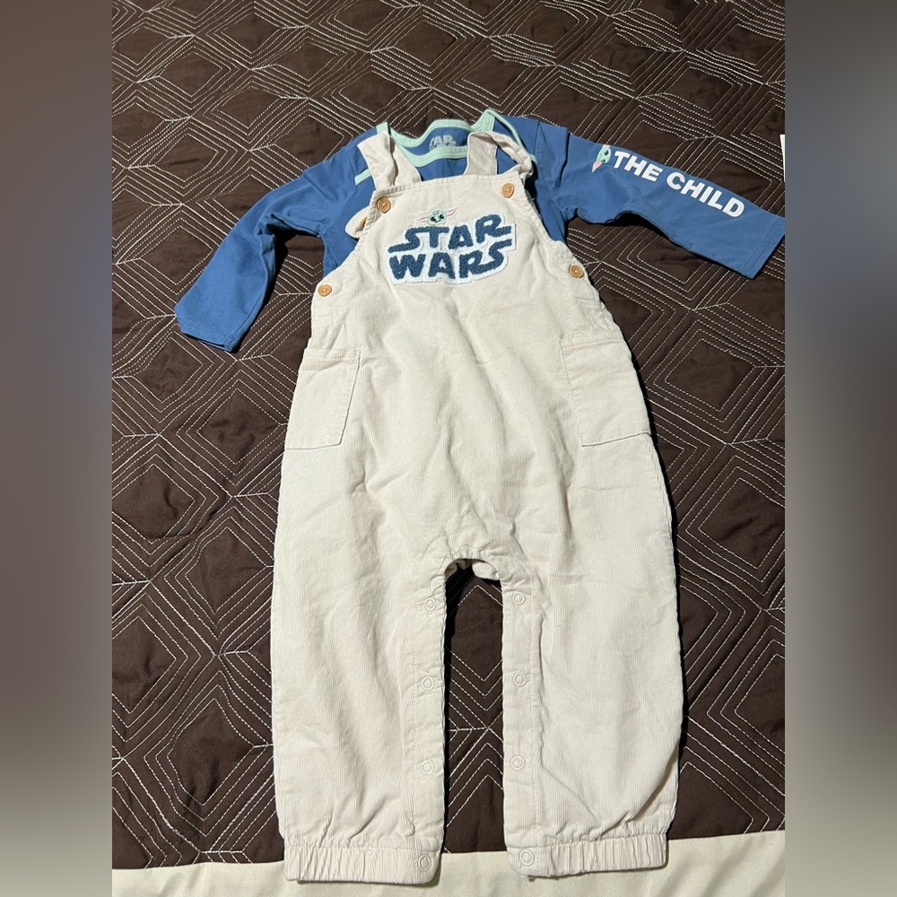 Star Wars Kids White Overalls